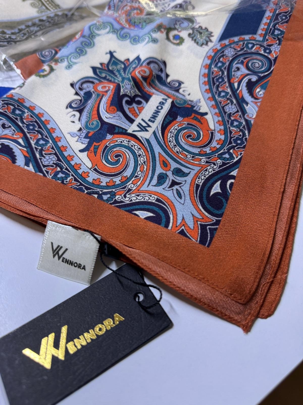 WENNORA Velvent Blend Etnik Desen Şal