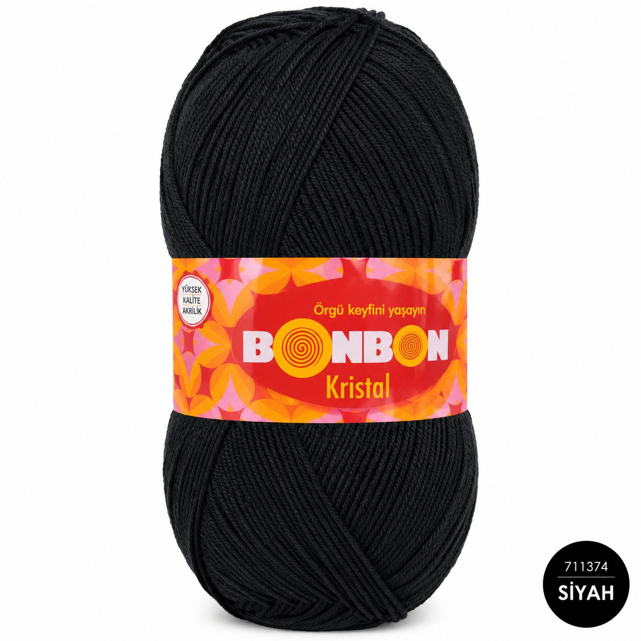 Bonbon Kristal Siyah Örgü İpi – 985684