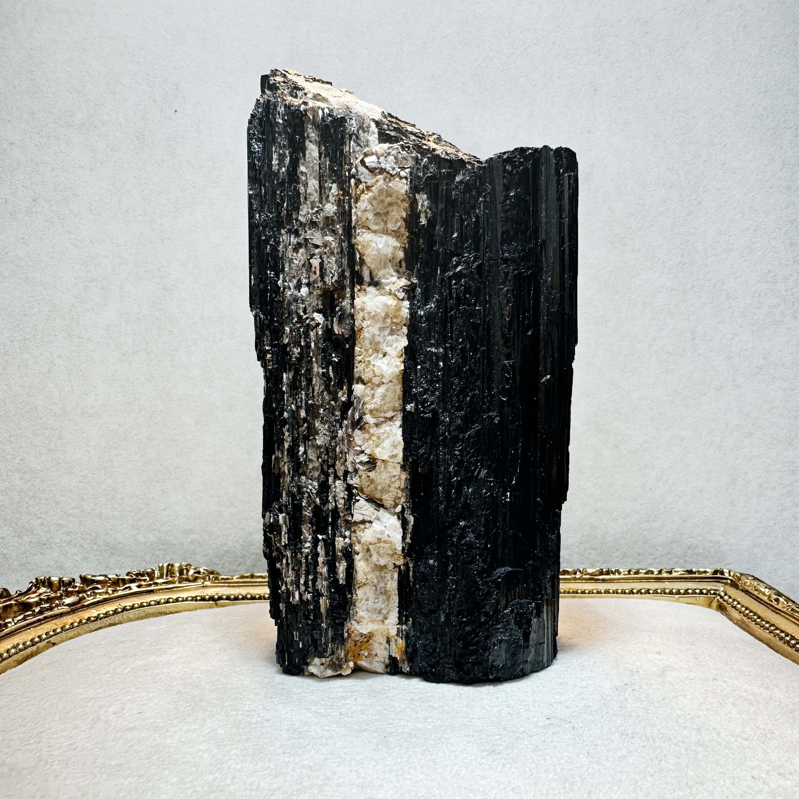 Siyah Turmalin (Schorl) Doğal Taş Kütle 744,3 gr | Pakistan Menşeli | Dota Mineral