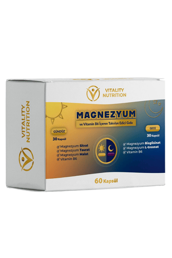 Magnezyum Gündüz & Gece 60 Kapsül Gıda Takviyesi