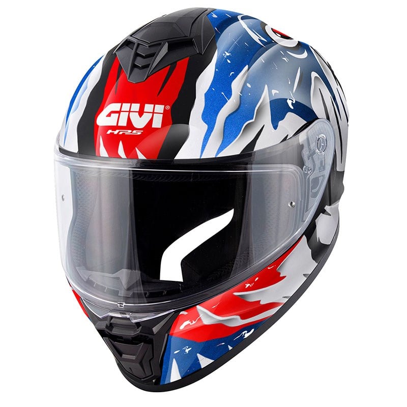 GIVI 50.X SHARKBITE MAVİ-BEYAZ-KIRMIZI KASK