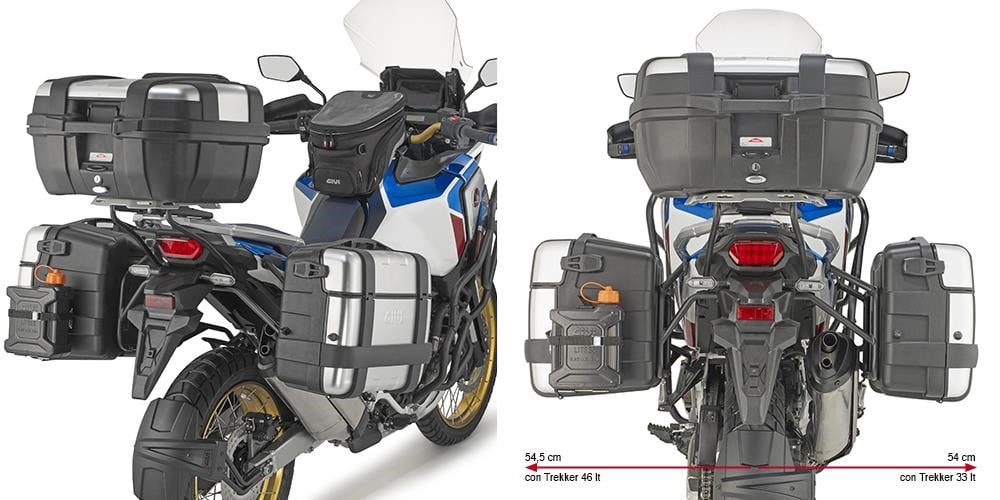 GIVI PLO1178MK HONDA CRF1100L AFRICA TWIN (20-26)-AFRICA TWIN ADV.SPORTS (20-26) YAN ÇANTA TAŞIYICI