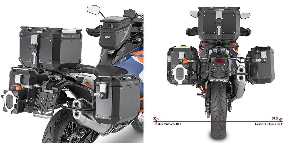 GIVI PLO7713CAM KTM 1290 SUPER ADVENTURE R-S (21-25)-1390 SUPER ADV R-S-SEVO (26) YAN ÇANTA TAŞIYICI