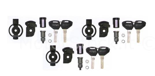 GIVI SL103 ÇANTA GÜVENLİKLİ ANAHTAR SETİ 3'LÜ