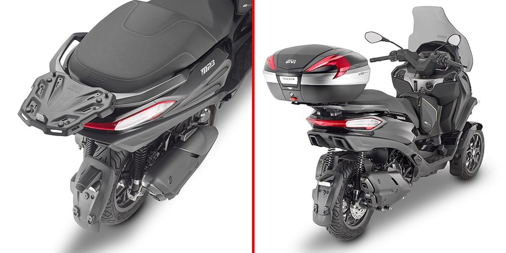 GIVI SR5619 PIAGGIO MP3 HPE 400-400 SPORT - 530 EXCLUSIVE (22-24) ARKA ÇANTA TAŞIYICI