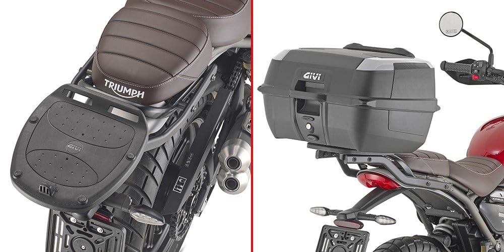 GIVI SR6424 TRIUMPH SCRAMBLER 400 X (24-26) - SPEED 400 (24-26) ARKA ÇANTA TAŞIYICI