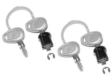 GIVI Z227A ÇANTA UNIVERSAL ANAHTAR SETİ GRİ 2'Lİ