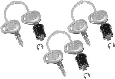 GIVI Z228A ÇANTA UNIVERSAL ANAHTAR SETİ GRİ 3'LÜ
