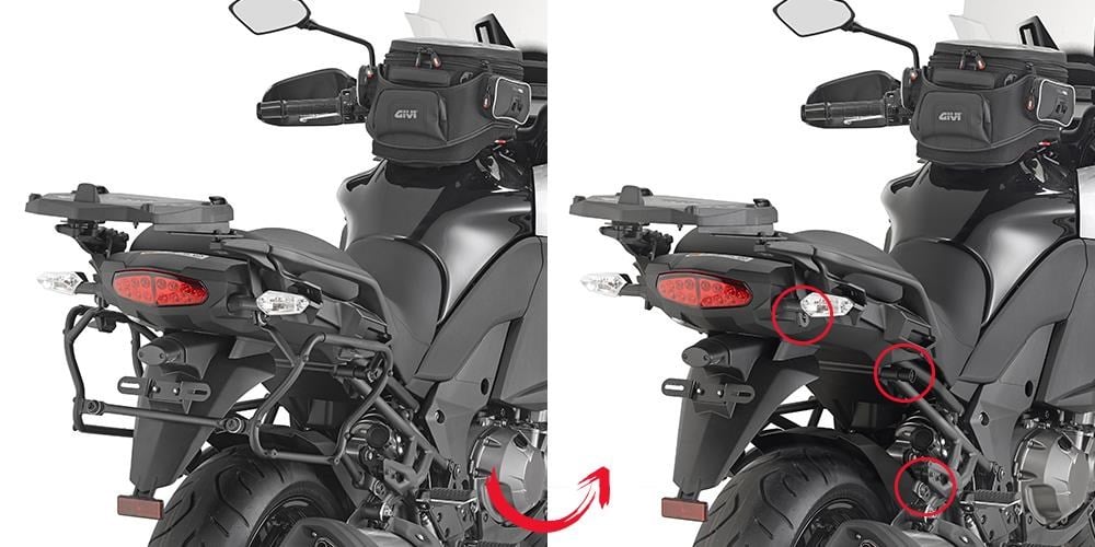 KAPPA KLXR4113 KAWASAKI VERSYS 1000 (15-16) YAN ÇANTA TAŞIYICI