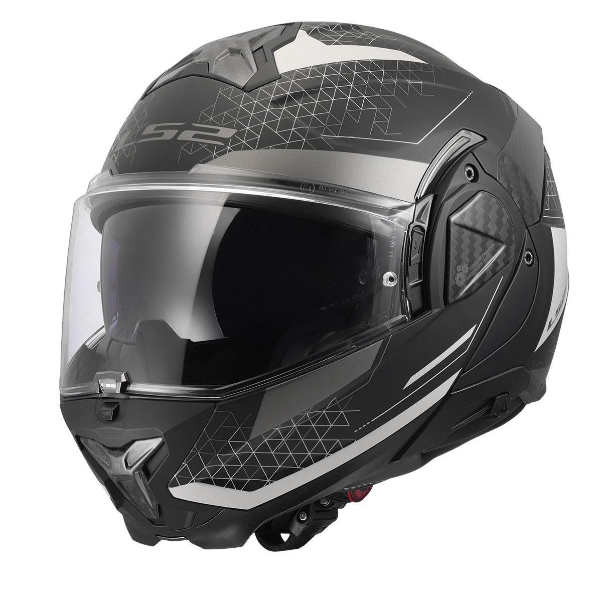 LS2 ADVANT 2 ASTRAL MAT GRİ-SİYAH KASK