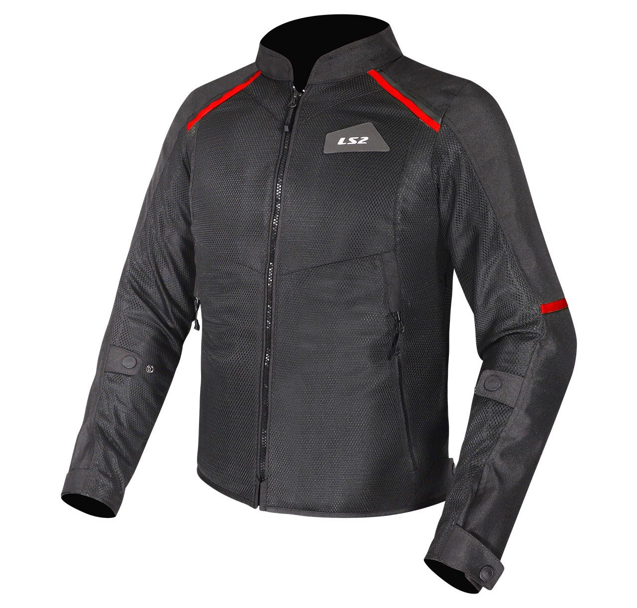 LS2 BREEZE MONT SİYAH-KIRMIZI