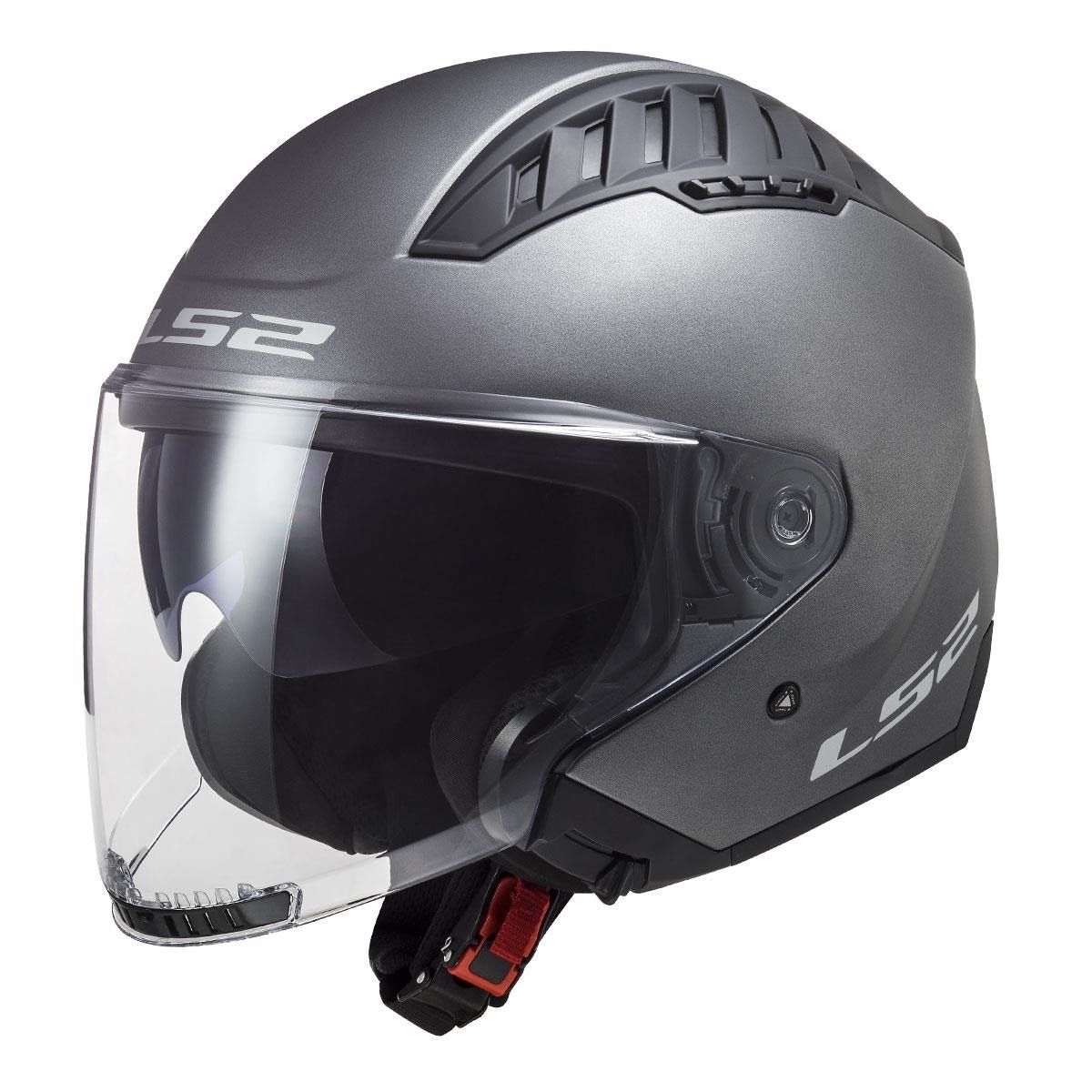 LS2 COPTER 2 MAT TITANIUM KASK