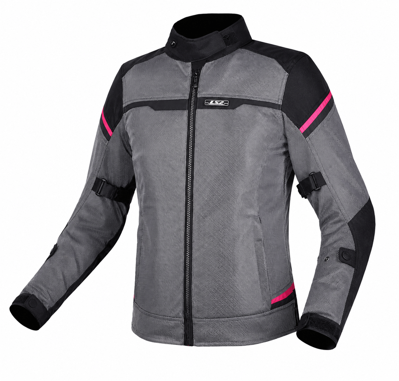 LS2 RIVA KADIN MONT SİYAH-GRİ-PEMBE