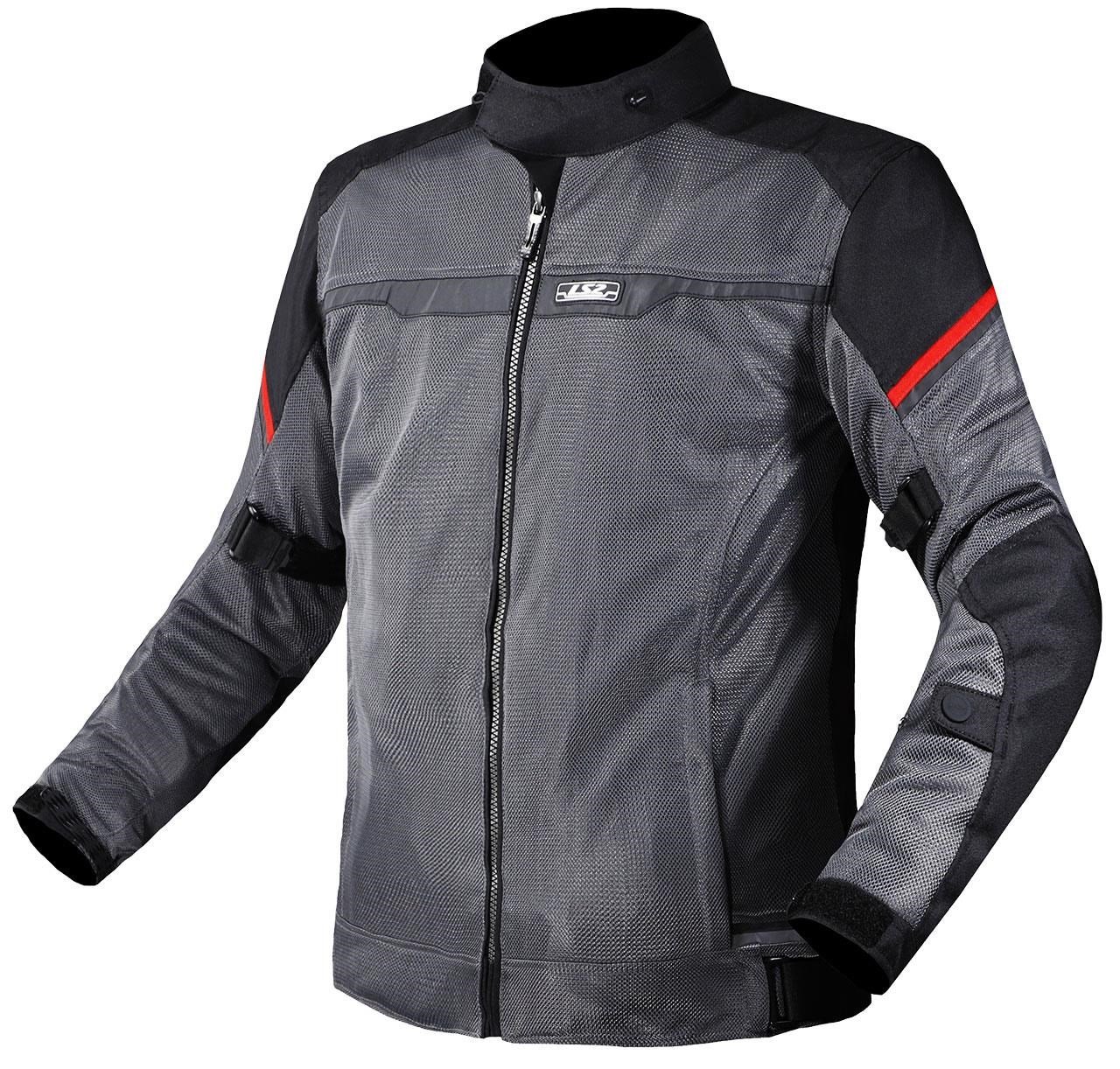 LS2 RIVA MONT YAZLIK SİYAH-GRİ-KIRMIZI