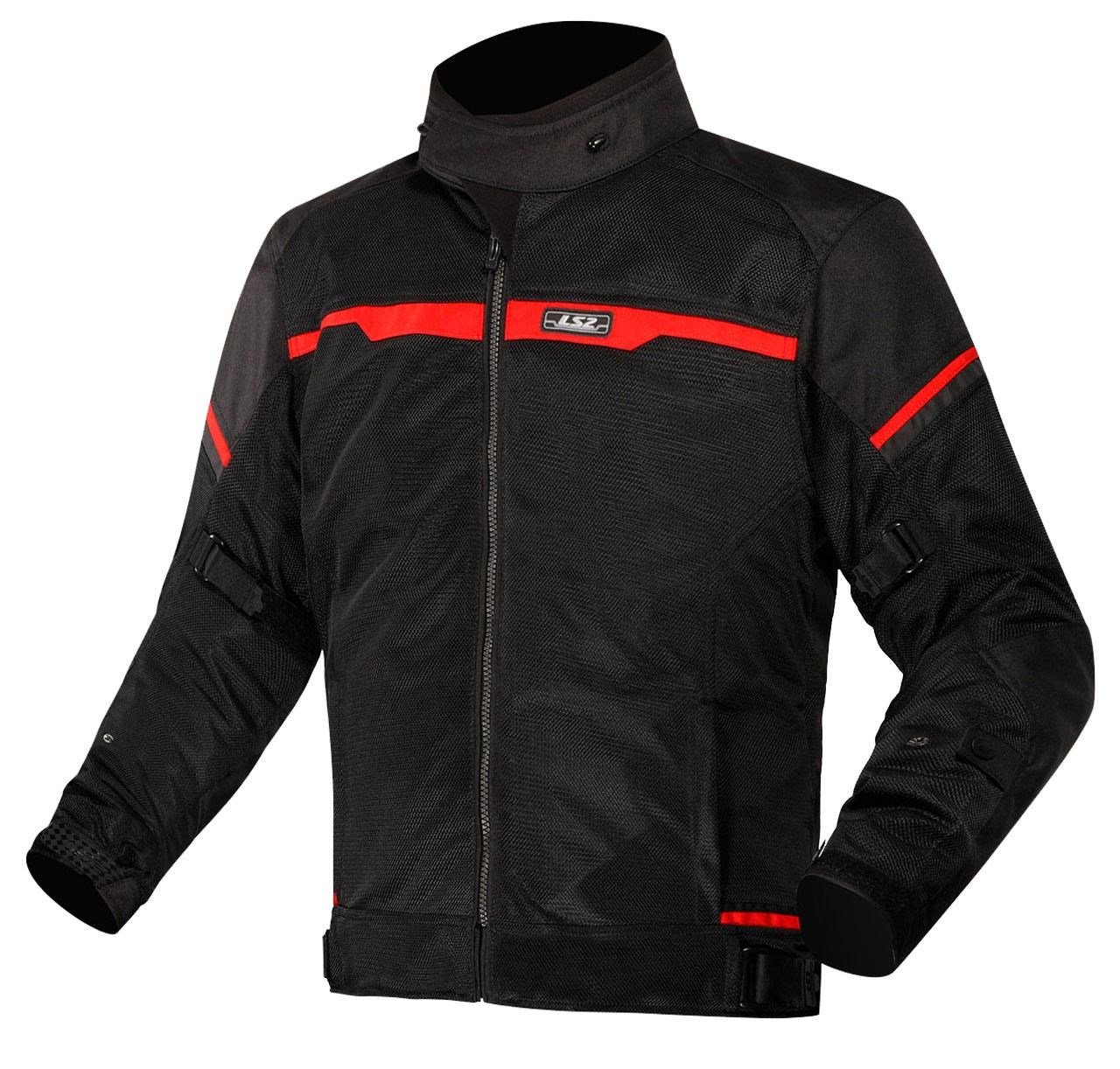 LS2 RIVA MONT YAZLIK SİYAH-KIRMIZI