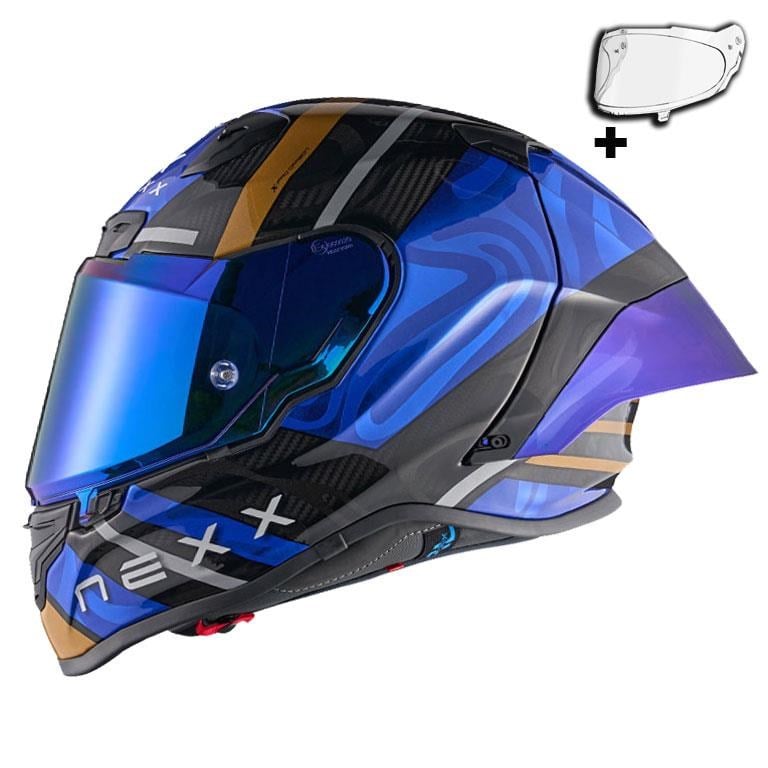 NEXX X.R3R SWIRL KARBON MAVİ KASK