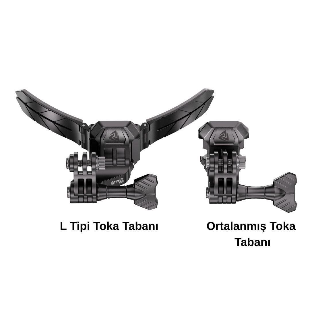 NUKROTECH AKSİYON KAMERA İÇİN KASK MONTAJ SETİ