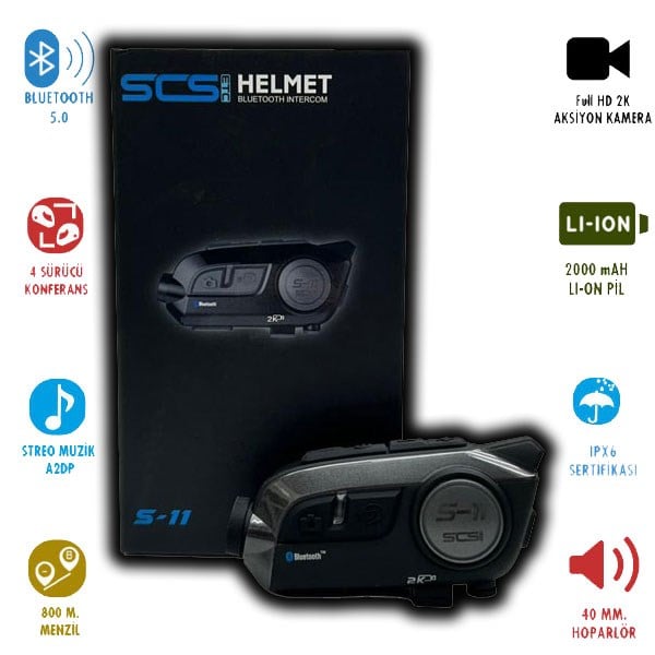 SCS S11 KAMERALI INTERCOM