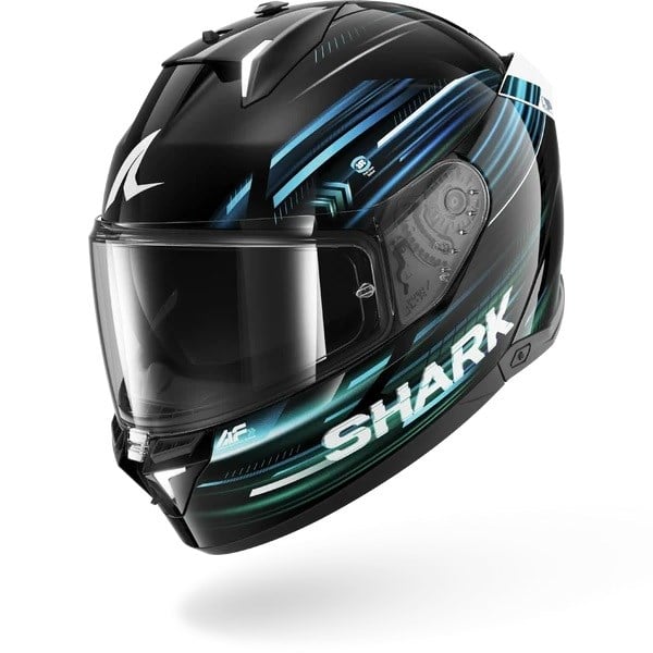 SHARK SKWAL İ3 LIGHT BLUR BLACK BLUE GREEN