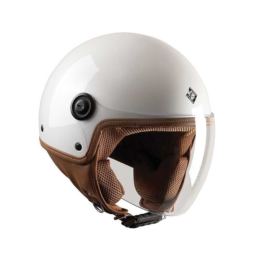 TUCANO URBANO EL JETTIN 6.0 YARIM KASK PARLAK İNCİ BEYAZI