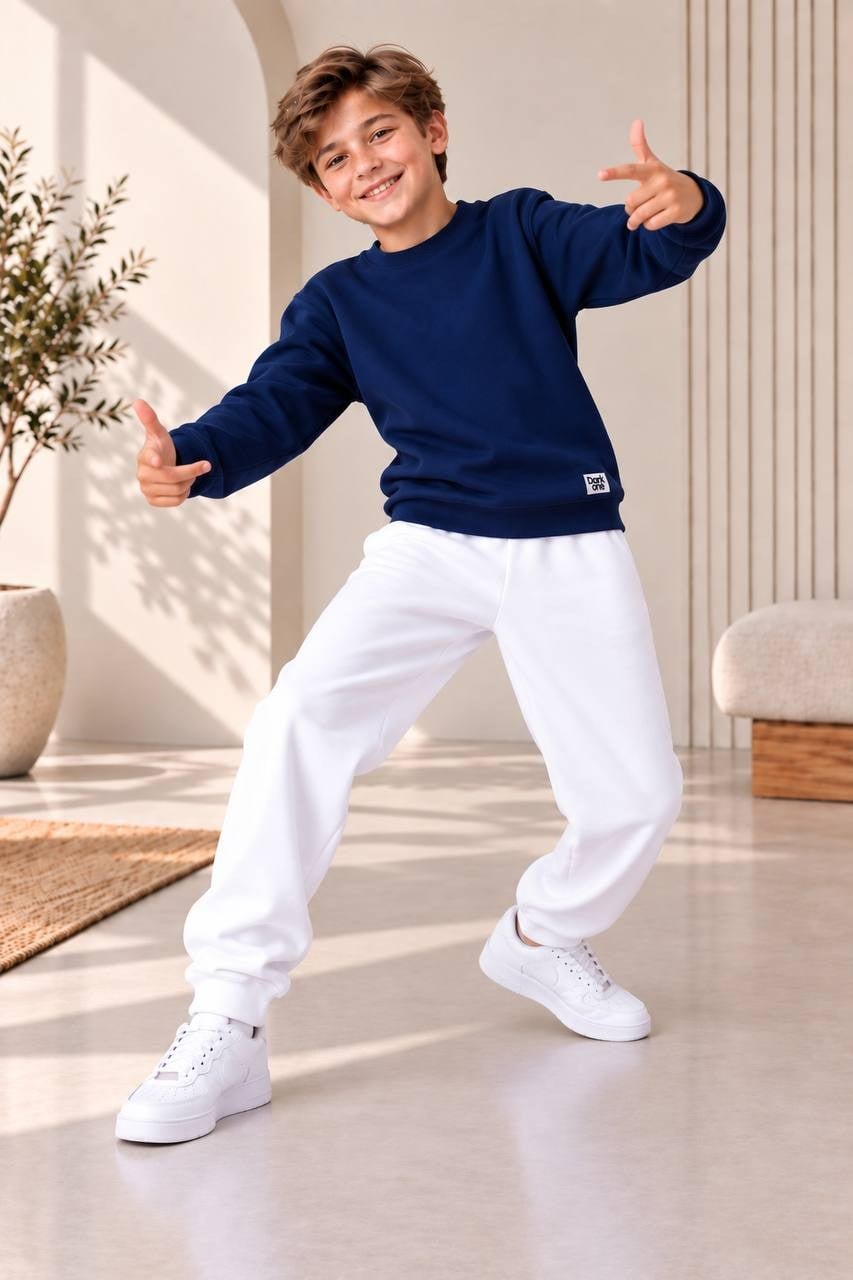 Erkek Çocuk Kanguru Cepli Sweatshirt