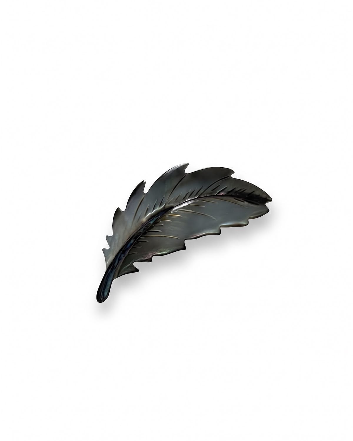Midnight Feather Broş