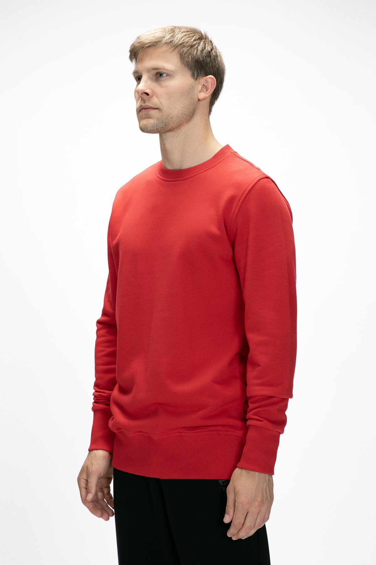 Bad Bear CORNER CREWNECK Kırmızı Erkek Sweatshirt