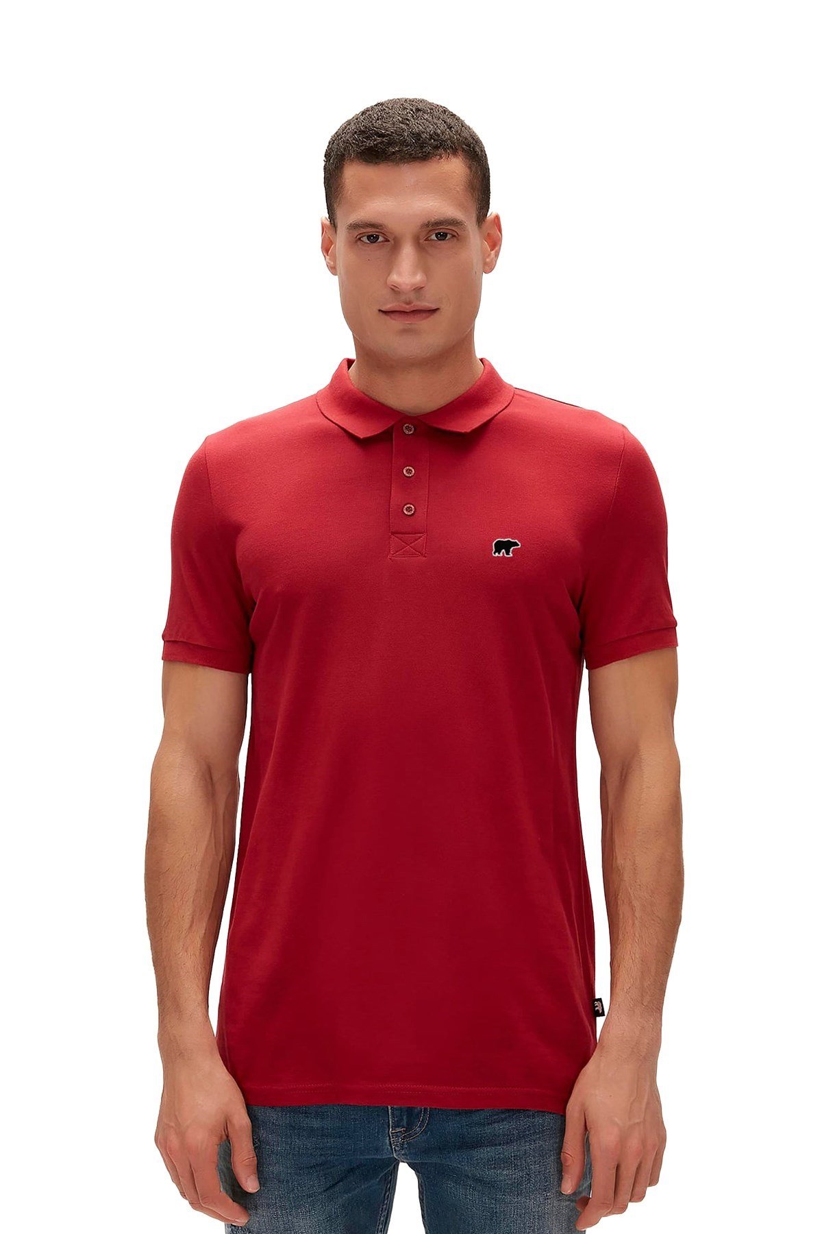 Bad Bear RIXON POLO NECK TİŞORT Kırmızı Erkek T-Shirt