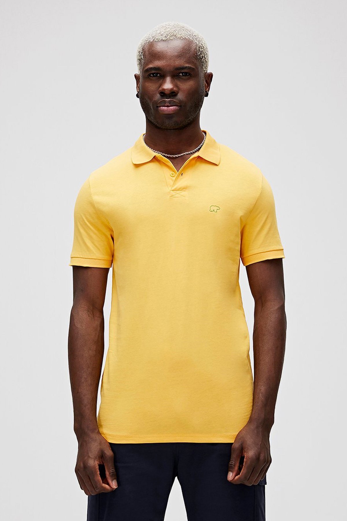 Bad Bear RIXON POLO NECK TİŞORT Sarı Erkek T-Shirt
