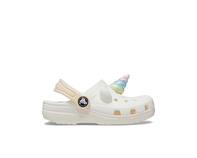 Crocs Classic IAM Rainbow UnicornCgT Bej Kız Çocuk Terlik