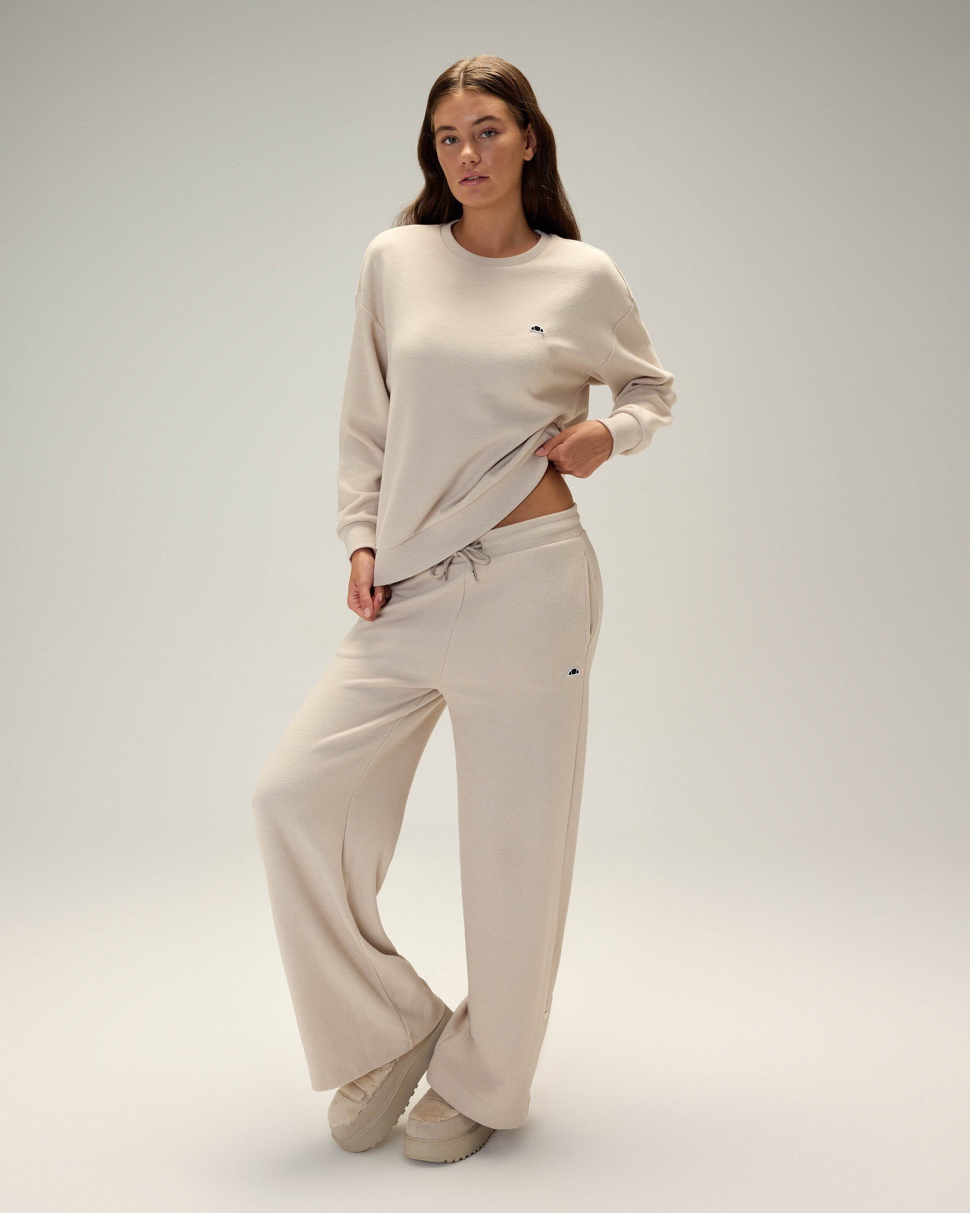 Ellesse 5WF3540 Bej Kadın Sweatshirt 5WF3540