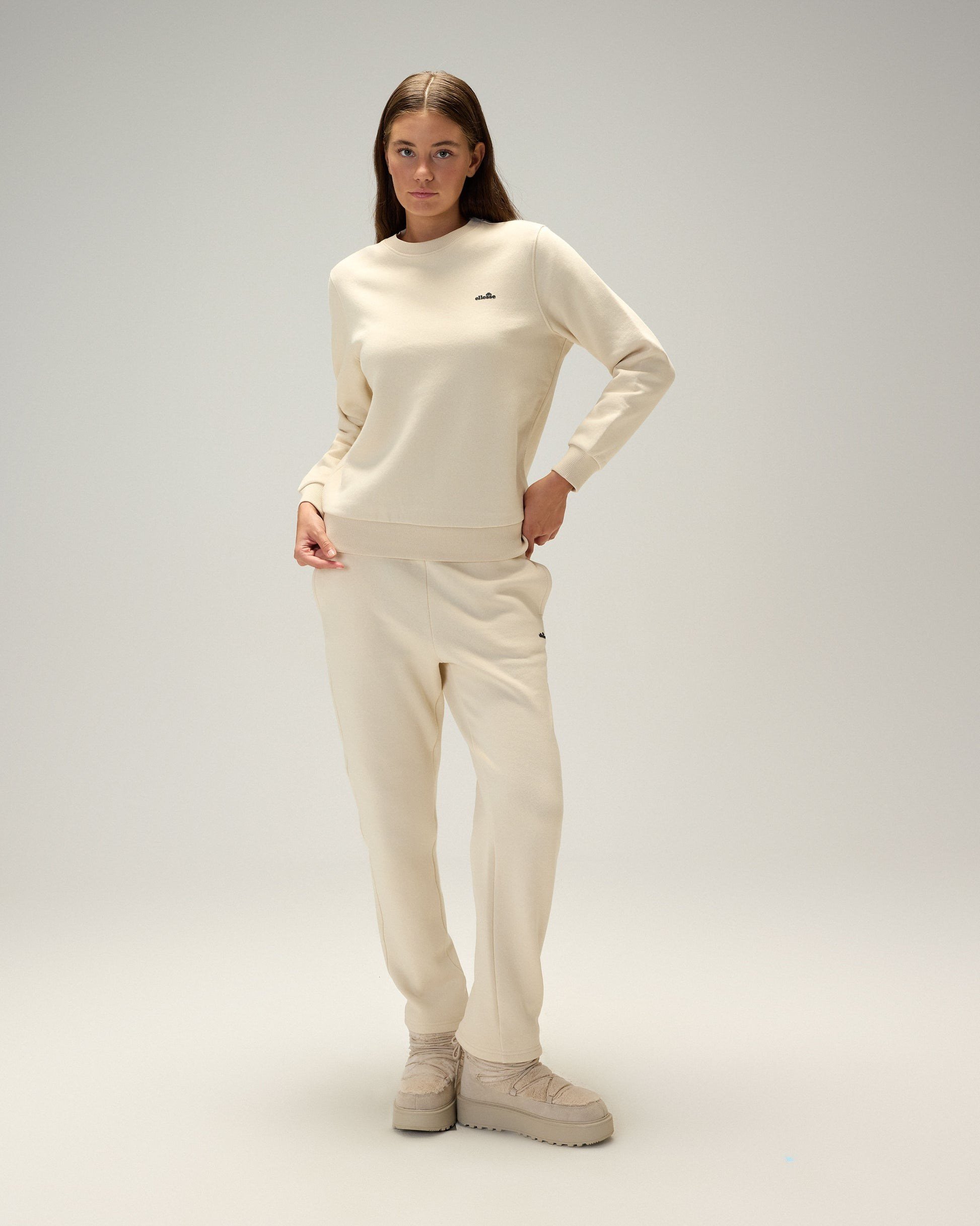 Ellesse 6WF3009 Bej Kadın Sweatshirt 6WF3009