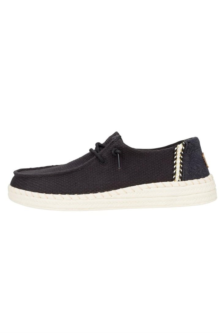Hey Dude Wendy Espadrille Woven Siyah Kadın Günlük Ayakkabı