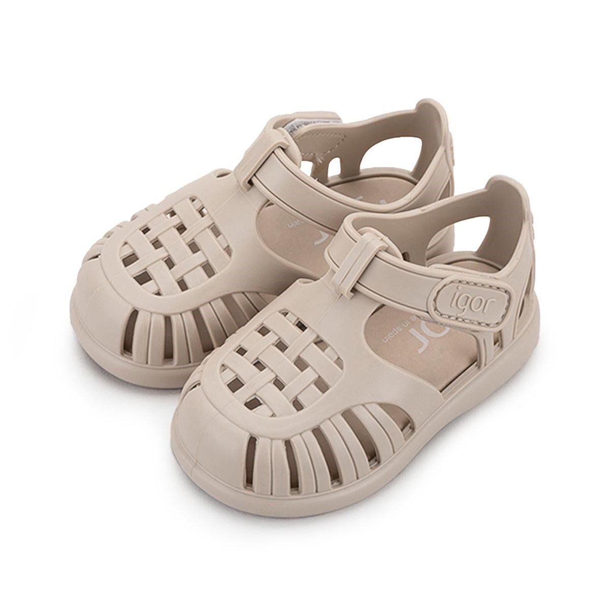 Igor S10271 TOBBY SOLID Bej Unisex Çocuk Sandalet