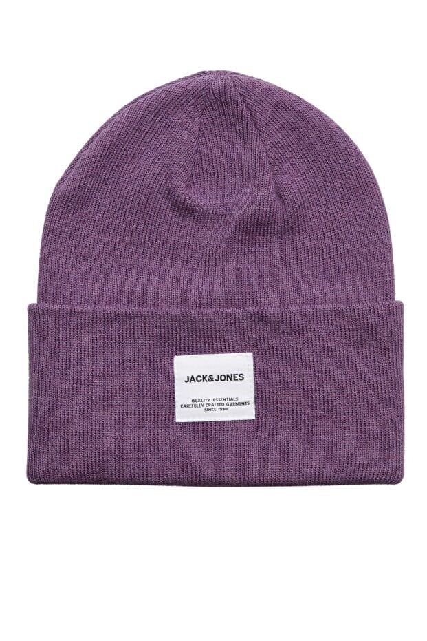 Jack&Jones JACLONG KNIT BEANIE NOOS Mor Erkek Bere