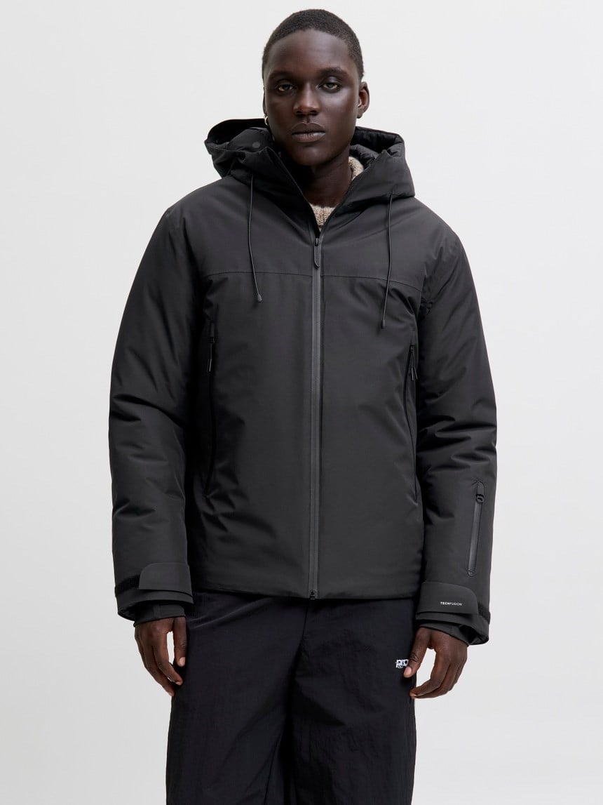 Jack&Jones JCOFUSION TECHNICAL JACKET SN Siyah Erkek Ceket