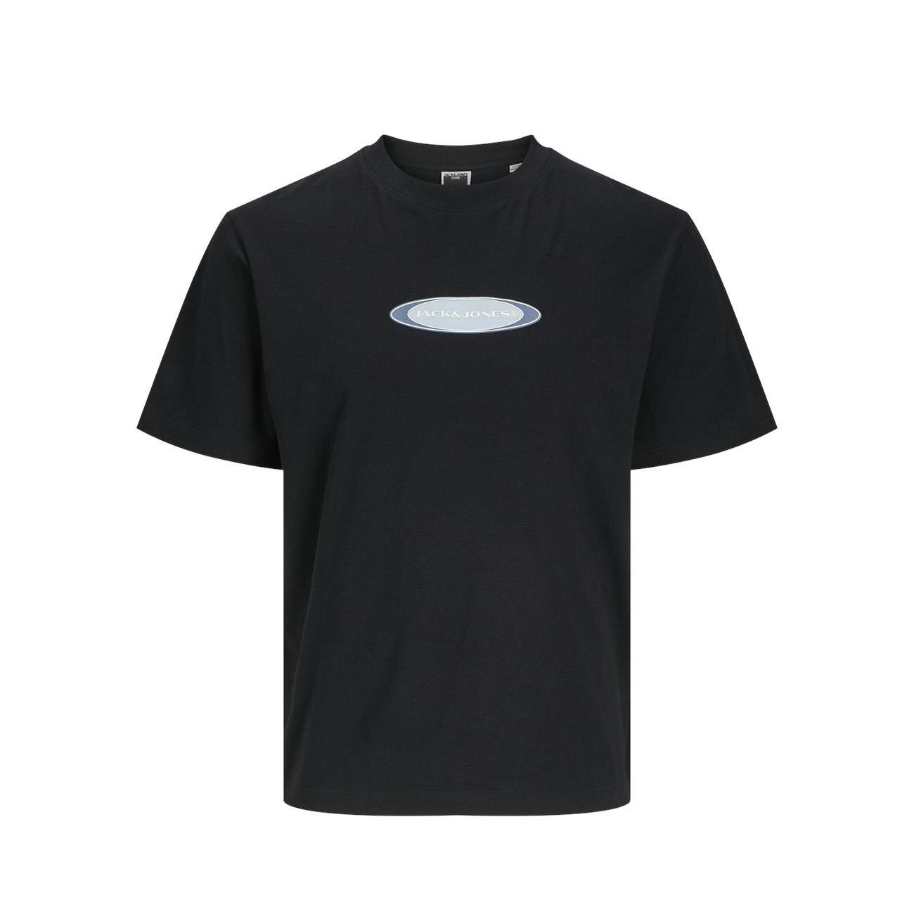 Jack&Jones JCOPACER BRANDING PRINT TEE SS CREW NECK Siyah Erkek T-Shirt