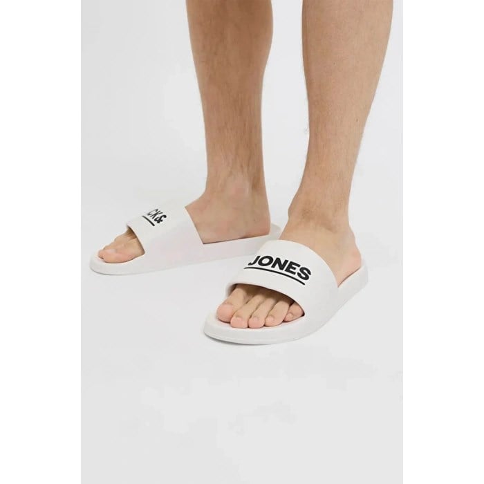 Jack&Jones JFWOLLIE SLIDER LN Beyaz Erkek Terlik