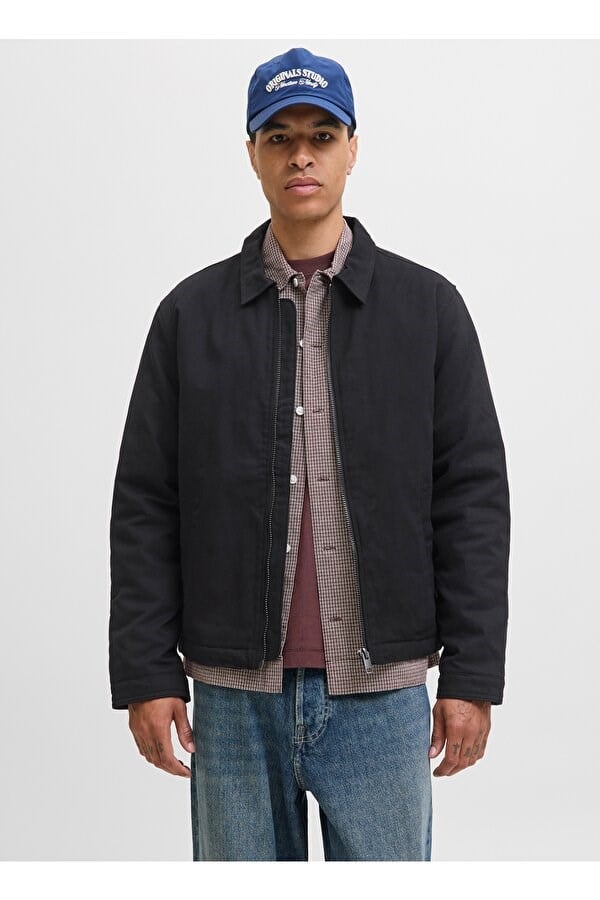 Jack&Jones JJEDOVER WORKER JACKET NOOS Siyah Erkek Ceket