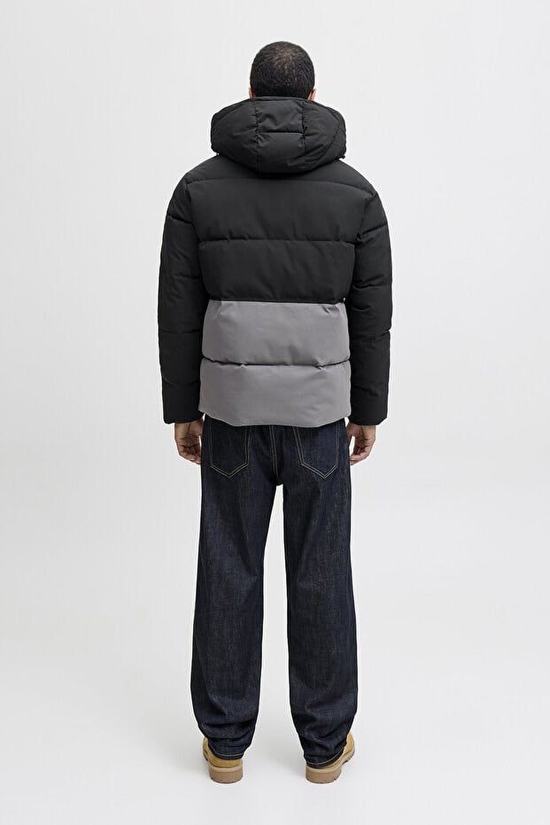 Jack&Jones JJEOWEN PUFFER SN Gri Erkek Mont