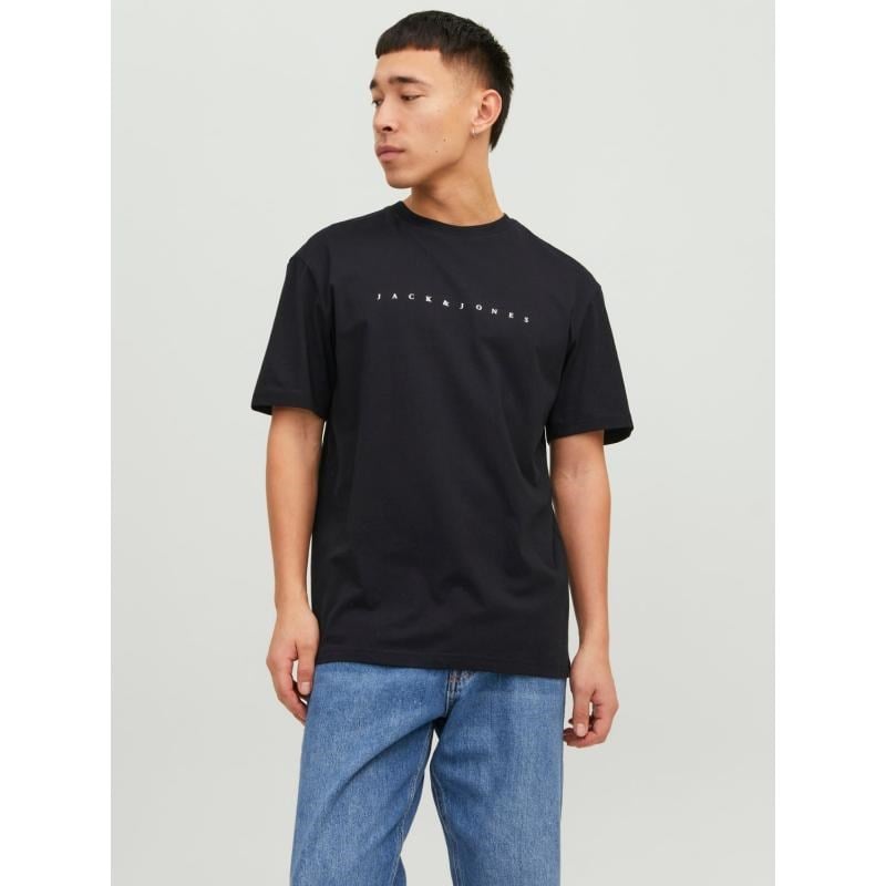 Jack&Jones JJESTAR JJ TEE SS NOOS Siyah Erkek T-Shirt