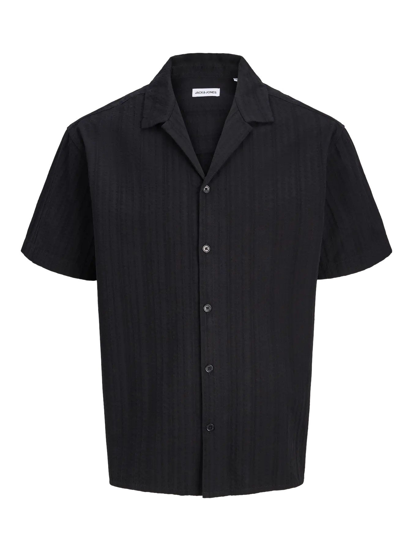 Jack&Jones JJETYSON RESORT SHIRT SS SN Siyah Erkek Gömlek