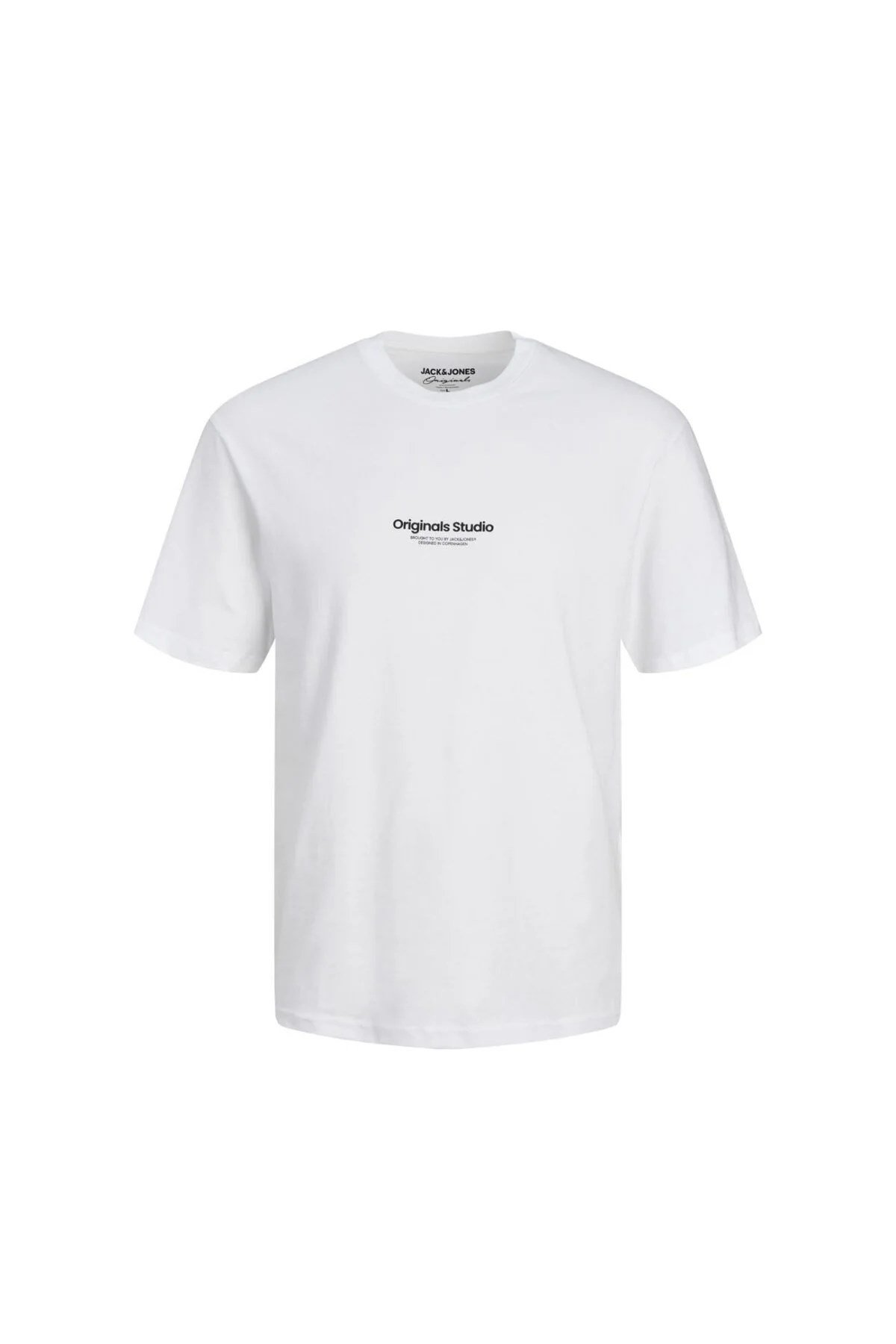 Jack&Jones JORVESTERBRO TEE SS CREW NECK NOOS Beyaz Erkek T-Shirt