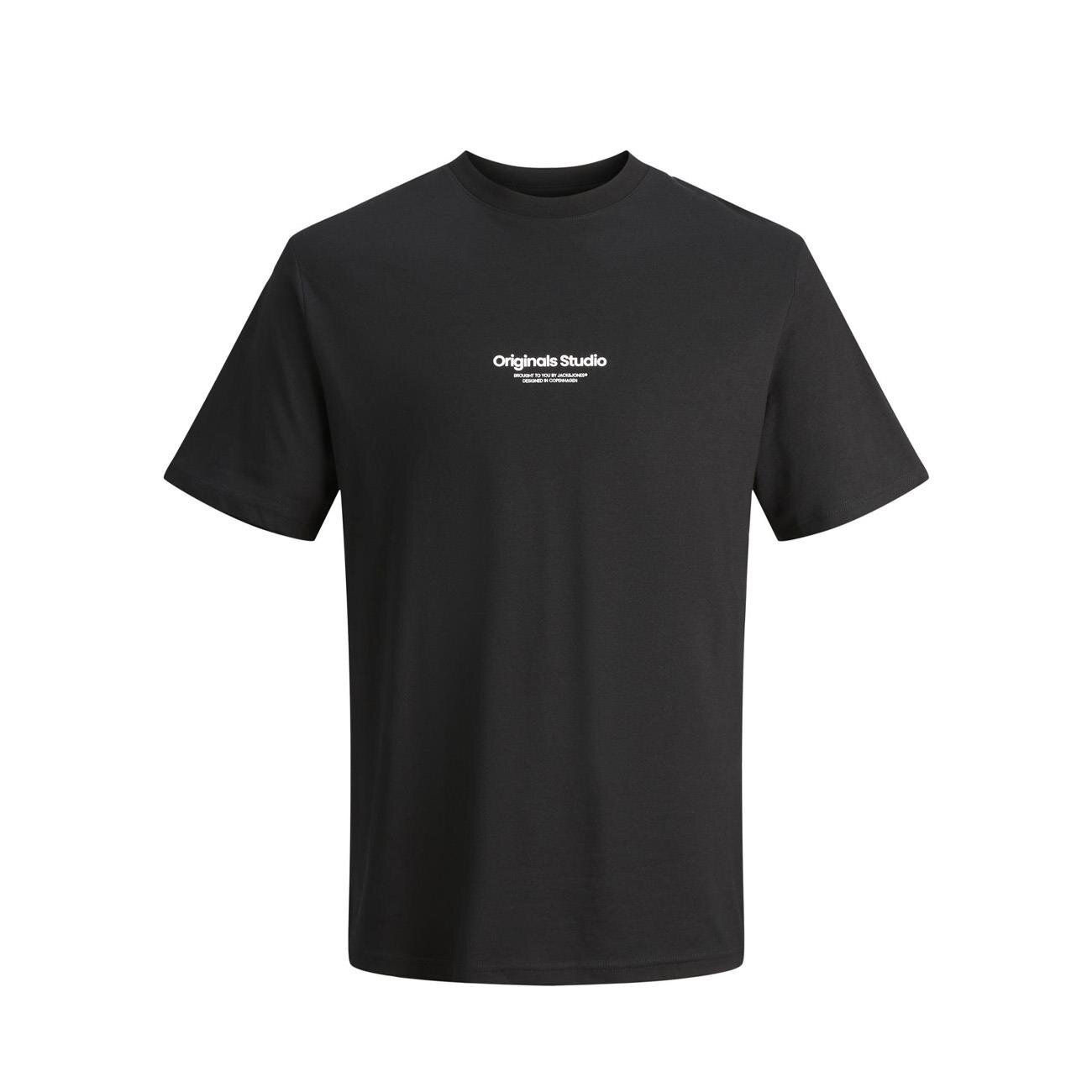 Jack&Jones JORVESTERBRO TEE SS CREW NECK NOOS Siyah Erkek T-Shirt