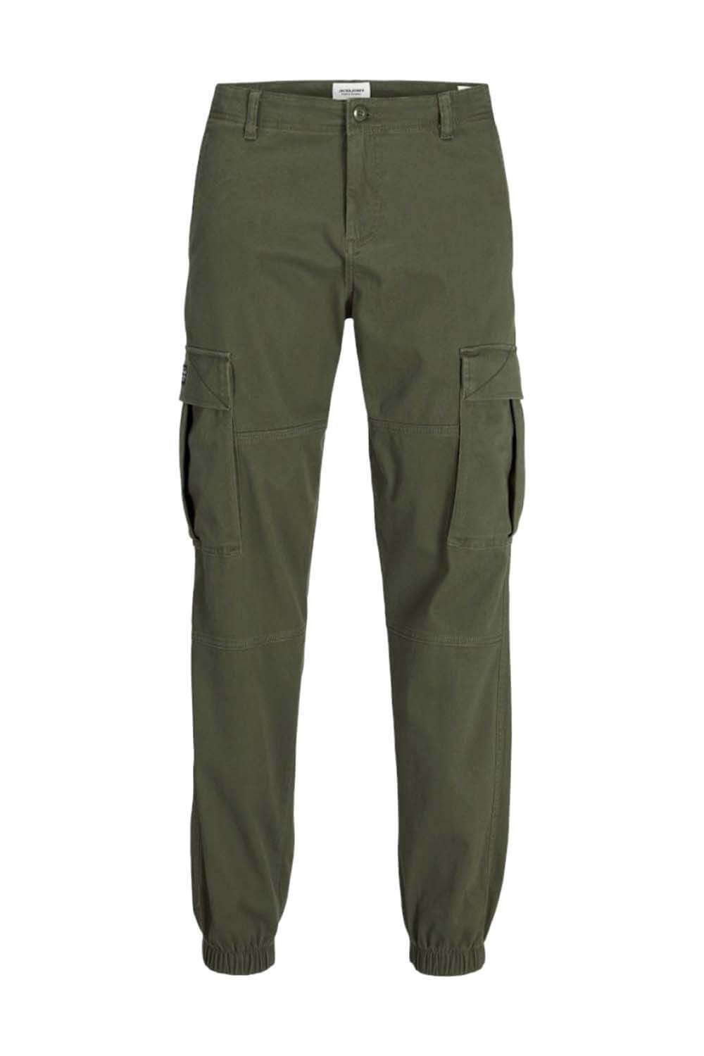 Jack&Jones JPSTKANE JONNIE CUFFED CARGO RET Haki Erkek Pantolon