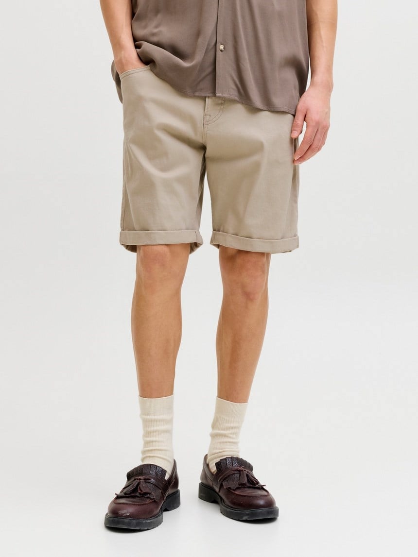 Jack&Jones JPSTRICK DYLAN ORIGINAL SHORTS REG Bej Erkek Şort