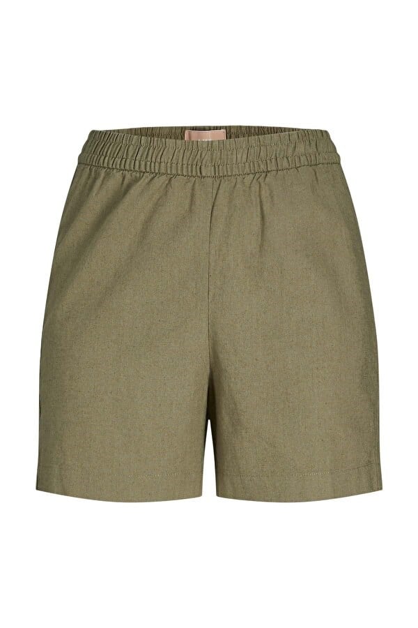 Jdy JDYCAYA LINEN HW SHORTS WVN DIA Haki Kadın Şort