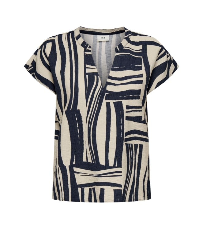 Jdy JDYPEPPER S/S TOP WVN DIA Lacivert Kadın Bluz