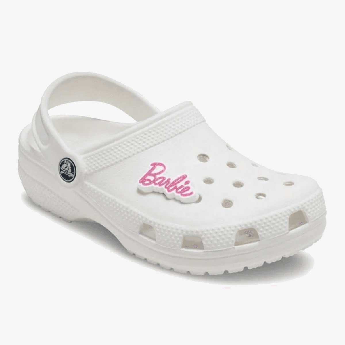 Jibbitz Barbie Logo Pembe Terlik & Çanta Süsü