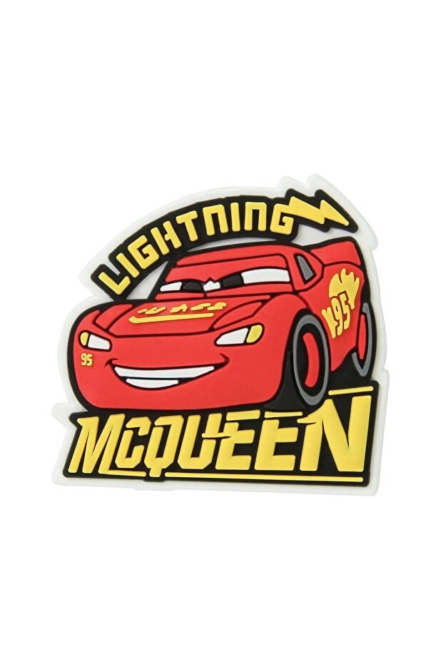 Jibbitz Cars 3 Lightning McQueen Charm Kırmızı Terlik & Çanta Süsü